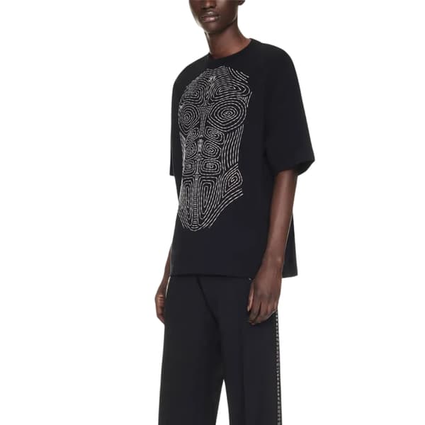 Off White Mens Stitched Regular T-Shirt