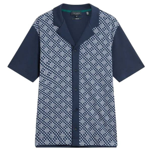 Ted Baker Mens Danlibe Argyle Shirt