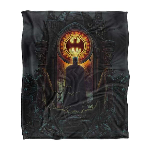 Batman Silky Tower Supersoft Blanket