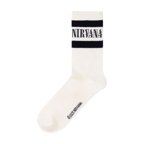 Nirvana Herrstrumpor med logotyp, vadlånga (3-pack)