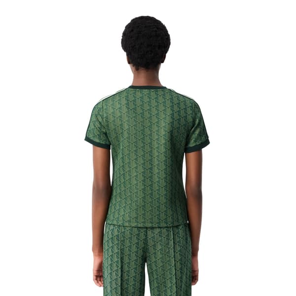 Lacoste Dam Monogram Jacquard Slim T-shirt