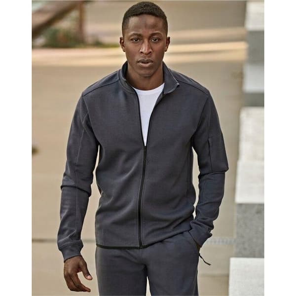 Tee Jays Herr Full Zip Athletic Cardigan