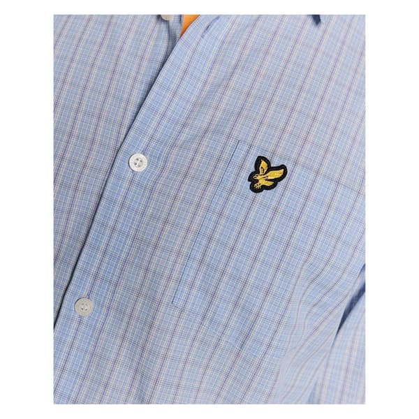 Lyle & Scott Mens Micro Checked Woven Shirt