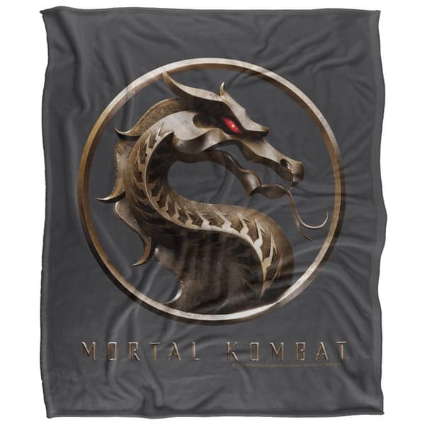 Mortal Kombat Fleece Logo Throw