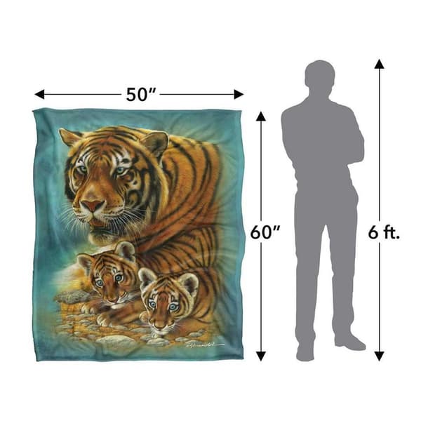 JQ Licensing Silky Tiger & Cubs Supersoft -peitto