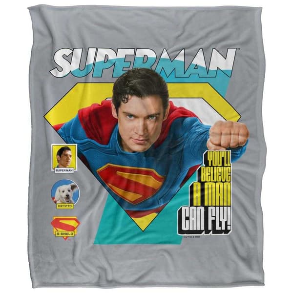 Superman 2025 Comic Soft Touch Blanket