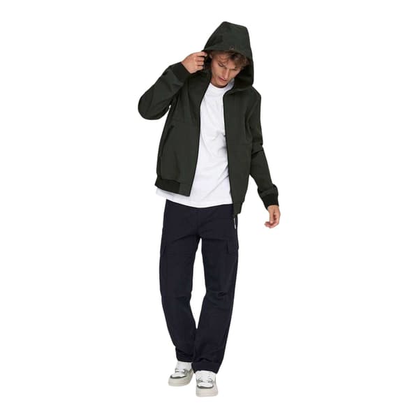 Only Mens Bowie Hooded Soft Shell Jacket