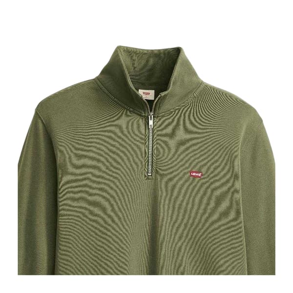 Levis Herr Original Housemark Quarter Zip Sweatshirt