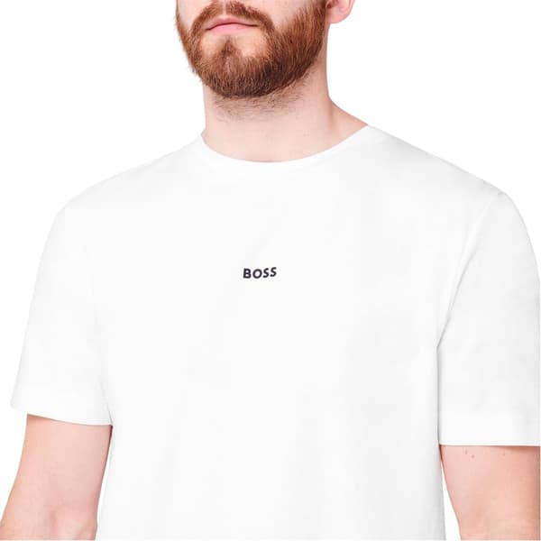 Boss Mens Tchup Logo Oversized T-Shirt