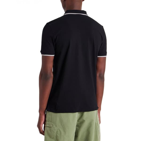 Paul Smith Herr Patch Cotton Logo Pikétröja