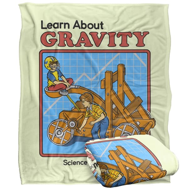 Steven Rhodes Learn About Gravity Soft Touch Blanket