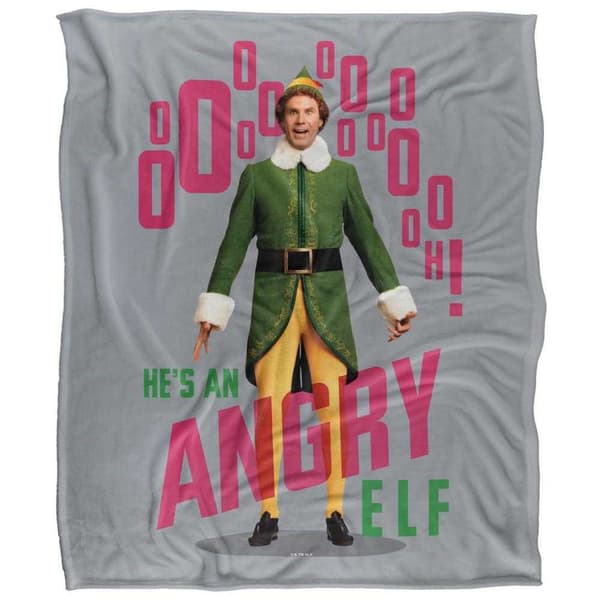 Elf He´s An Angry Soft Touch Blanket