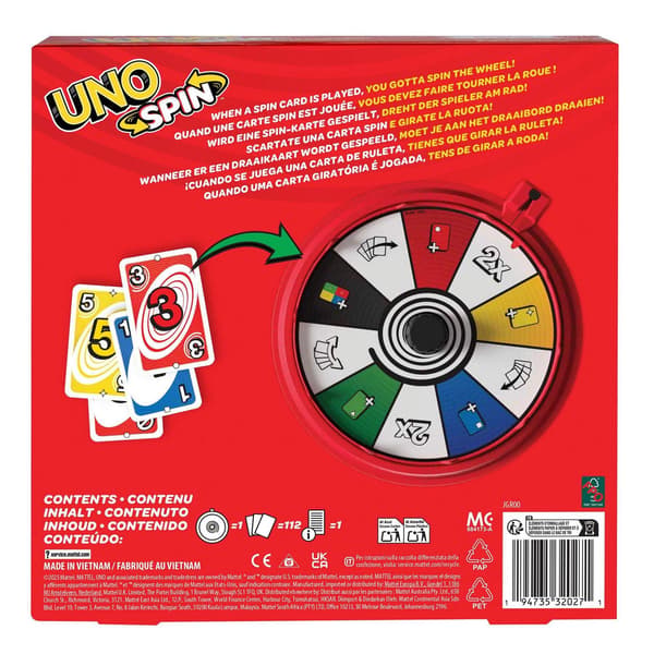 Uno Spin Card Game