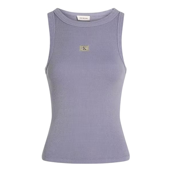 Calvin Klein Dam Ribbad Slim Linne