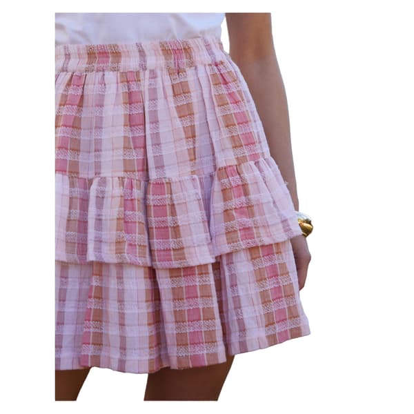 Threadbare Womens/Ladies Gingham Regular Mini Skirt