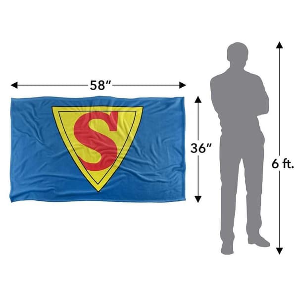 Superman 1939 Shield Soft Touch Blanket