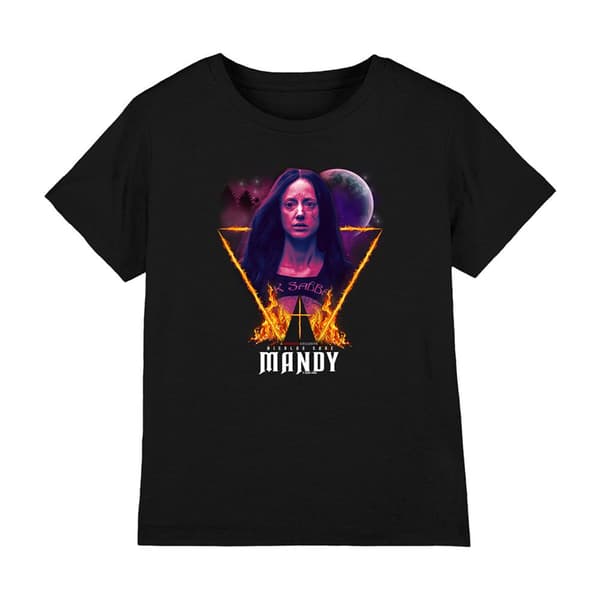 Mandy Barn/Barn Brinnande Triangel T-shirt