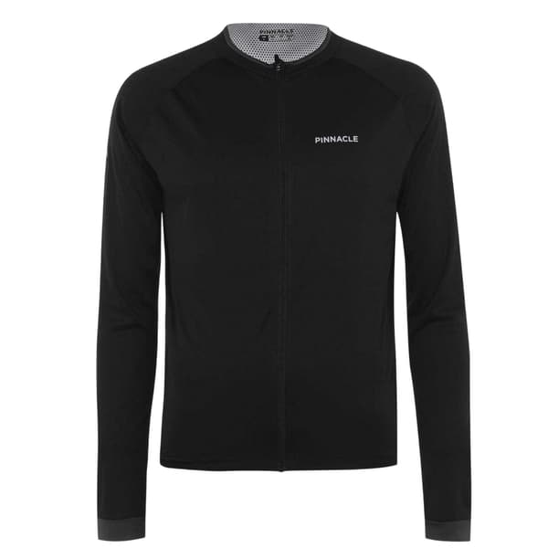 Pinnacle Herr Logotyp Långärmad Cykeltröja