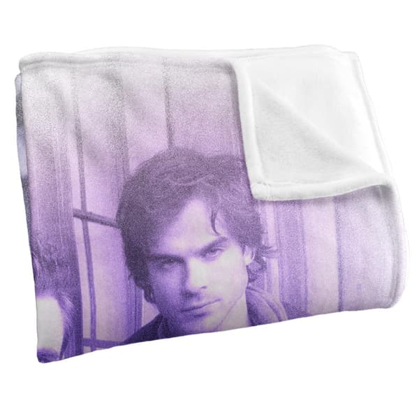 Vampire Diaries Deep Purple Blanket