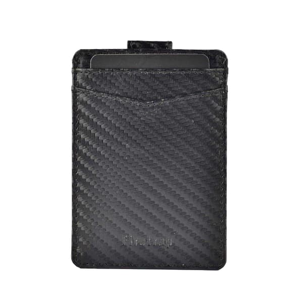 Firetrap Ribbed Leather Card Holder