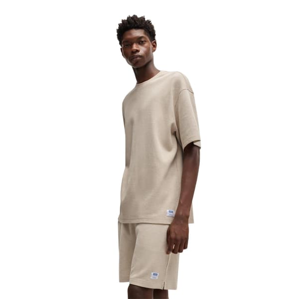 Hugo Mens Waffle Oversized T-Shirt