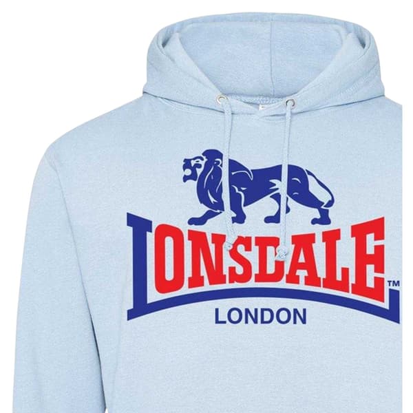 Lonsdale Logo Pullover Hoodie til mænd