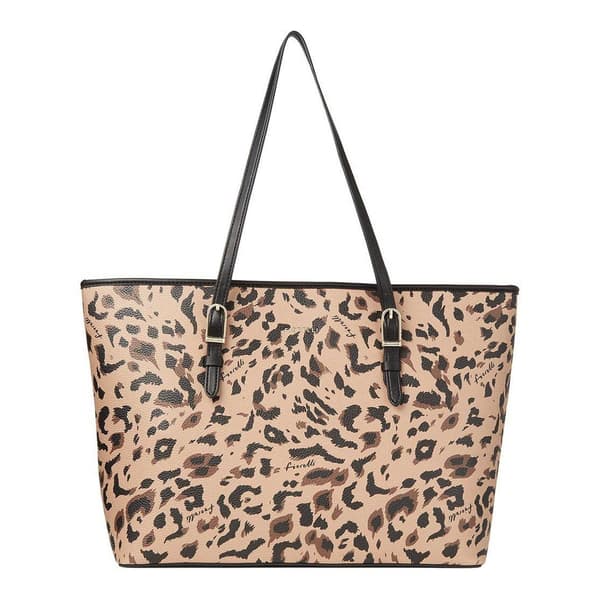 Fiorelli Etta Leopardmönstrad Tygväska