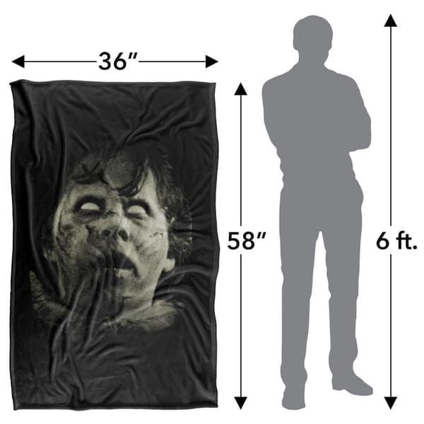 The Exorcist Regan Large Face Soft Touch Blanket