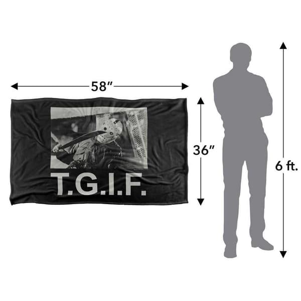 Friday The 13th T.G.I.F. Soft Touch Blanket