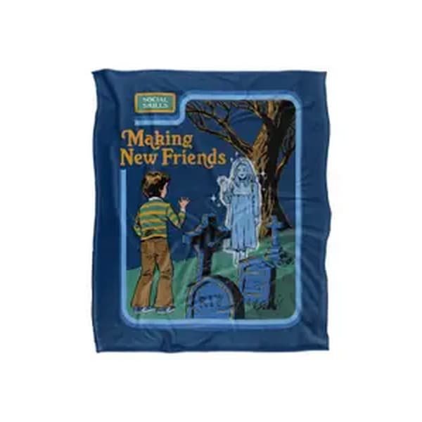 Steven Rhodes Making New Friends Soft Touch Blanket