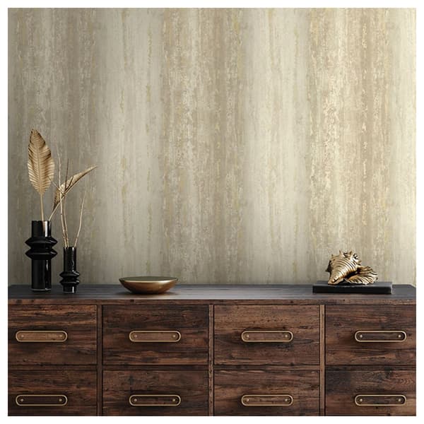 Holden Décor Distressed Stripes Texturerad Tapet