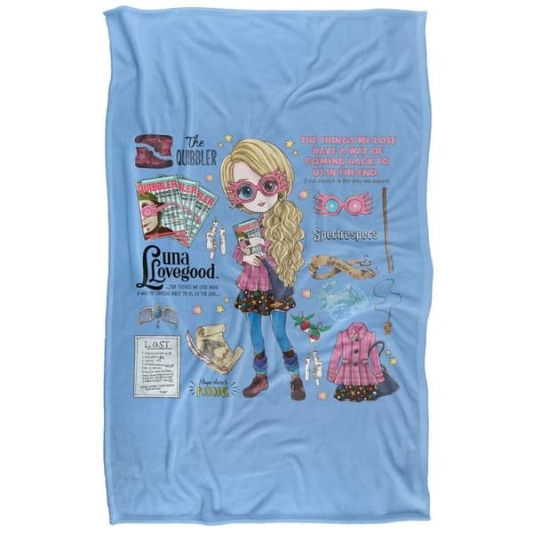 Harry Potter Everything That Is Luna Lovegood Blanket