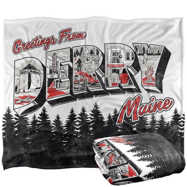 It: Welcome To Derry Greetings From Derry Soft Touch Blanket