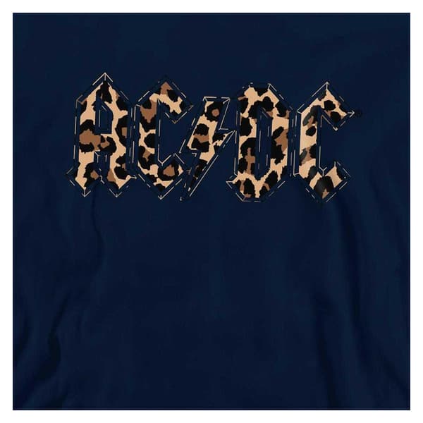 AC/DC Childrens/Kids Leopard Print Pull Over Hoodie