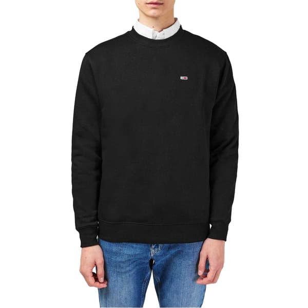 Tommy Jeans Sweatshirt med fleecefoder för män