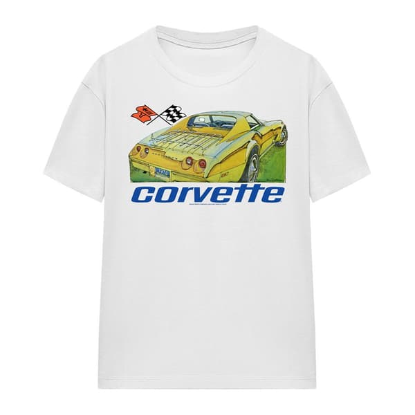 Chevrolet Dam T-shirt Corvette 74