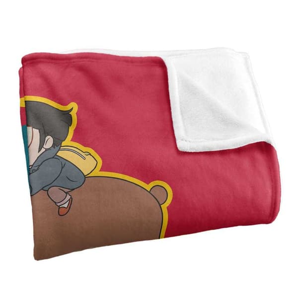 We Bare Bears Goals Silky Stack Supersoft Blanket