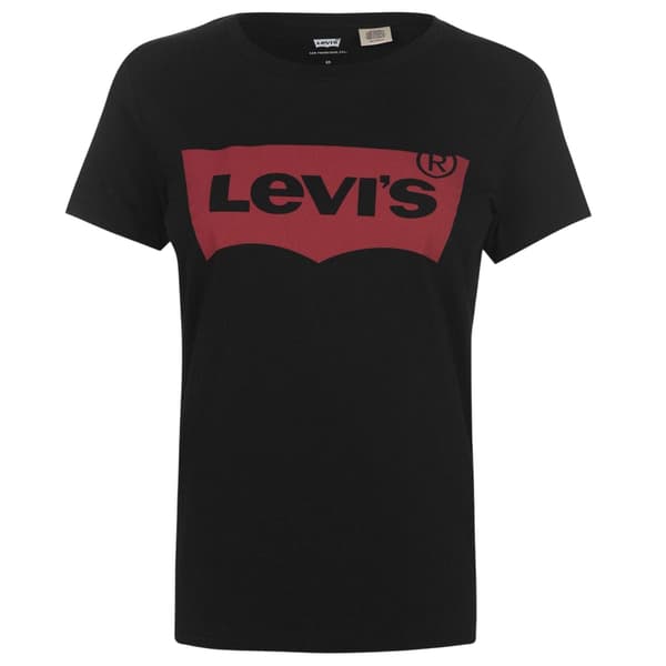 Levis Dam Batwing Logotyp T-shirt