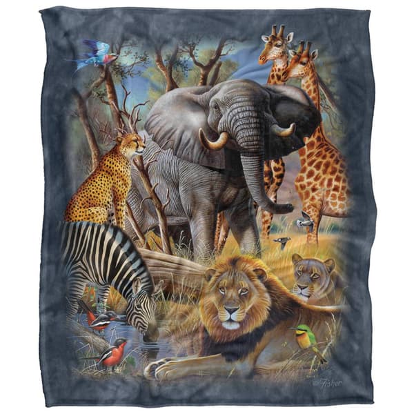 JQ Licensing Cf-Jp Silky Animals Supersoft Blanket
