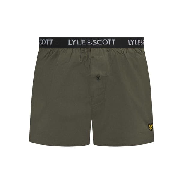 Lyle & Scott Herrvävda Boxershorts (2-pack)