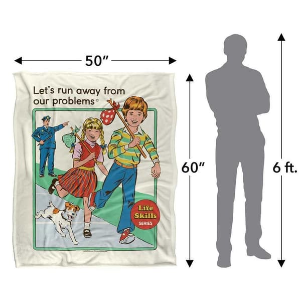 Steven Rhodes Let´s Run Away Soft Touch Blanket