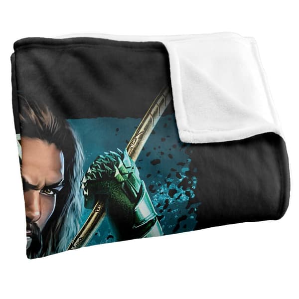 Aquaman Trident Soft Touch Blanket