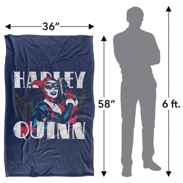 Batman Harley Quinn Bold Blanket