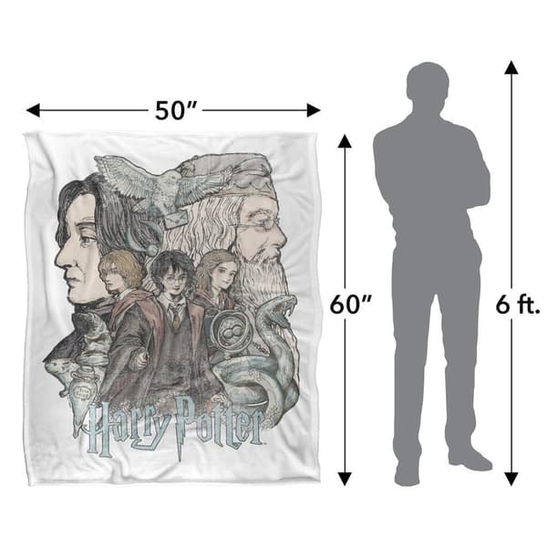 Harry Potter Sketch Poster Blanket