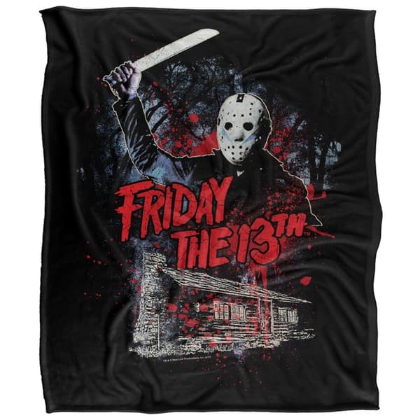 Friday The 13th Soft Touch Log Cabin Blanket