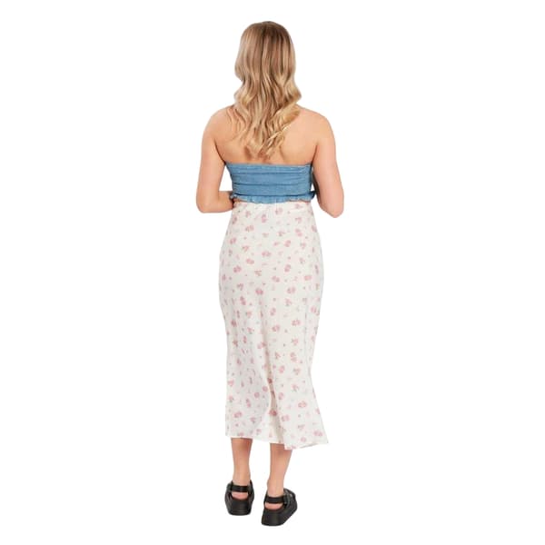 Influence Dam/Dam Denim Bandeau Topp