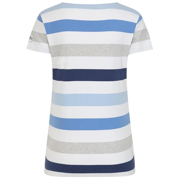 Lazy Jacks Dam/Dam Multi Stripe Breton Topp