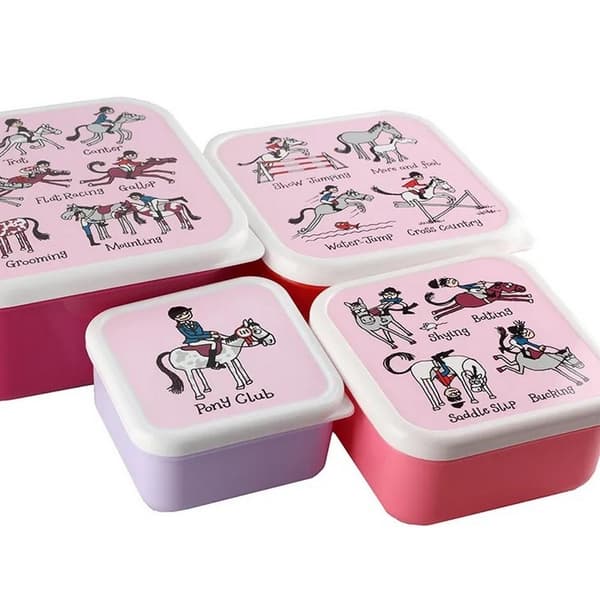Tyrrell Katz Häst Snacklåda Set (4-pack)