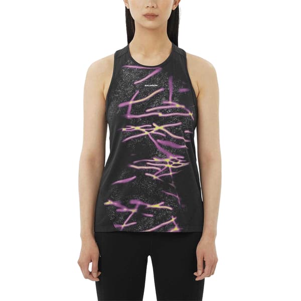 Salomon Dam Core Graphic Print Linne