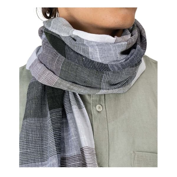 Spasso Checked Cotton Scarf